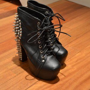 Studded, Jeffery Campbell leather boots